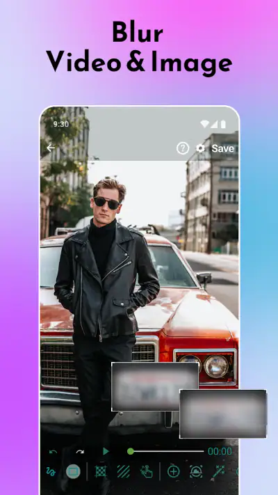 Blur Video and Photo Editor screenshot 1