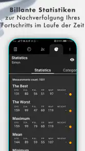 Blutdruck screenshot