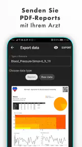 Blutdruck screenshot