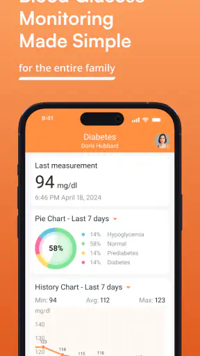 Blutzucker-Tagebuch Diabetes screenshot 1
