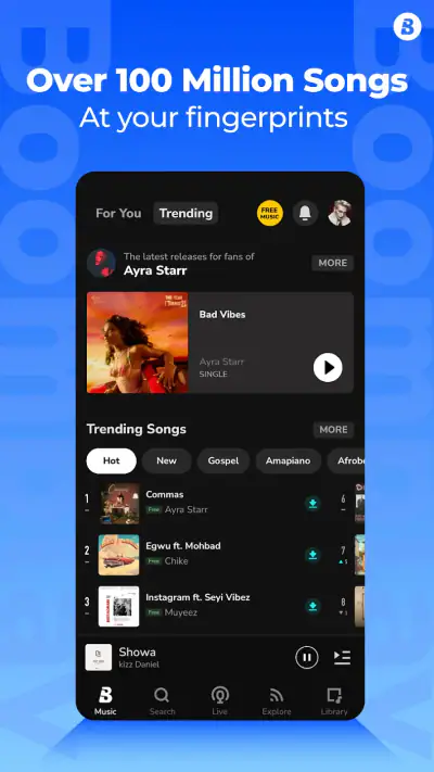 Boomplay - Download Music MP3 screenshot 1