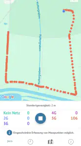 Breitbandmessung screenshot