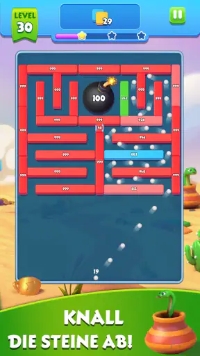 Brick Ball Blast: Kugelbrecher screenshot 1