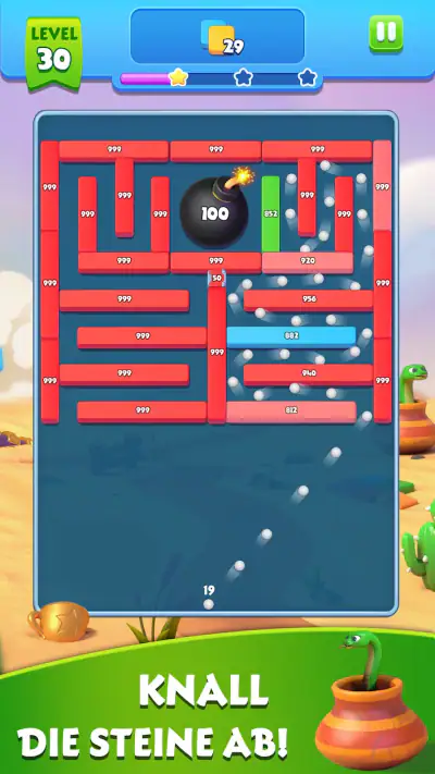 Brick Ball Blast: Kugelbrecher screenshot 1