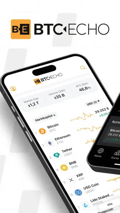 BTC-ECHO Bitcoin & Krypto News screenshot 1