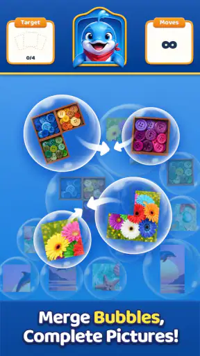 Bubblepics - Pop Jigsaw Puzzle screenshot 1