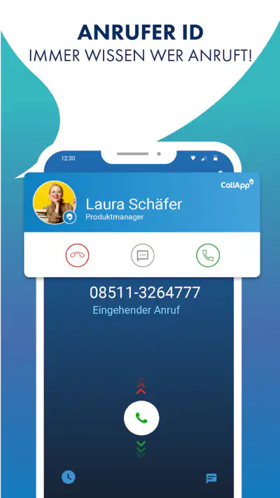 Callapp: Anrufer ID & Aufnahme screenshot 1
