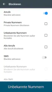 Calls Blacklist PRO screenshot