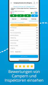 CampingCard ACSI screenshot