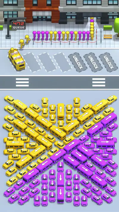Car Jam: Bus Spiel screenshot 1