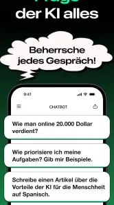 ChatGPT-basierter Chatbot screenshot