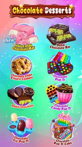 Chocolate Pop It Desserts screenshot 1