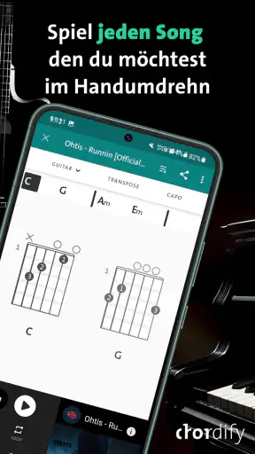 Chordify: Akkorde & Stimmgerät screenshot 1
