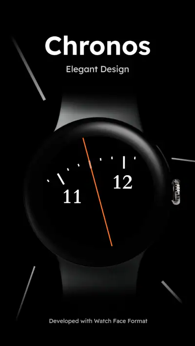 Chronos – Minimal Watch Face screenshot 1