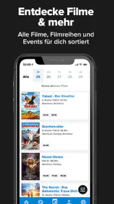 CINEPLEX Kinoprogramm screenshot