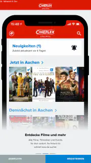 CINEPLEX Kinoprogramm screenshot 7