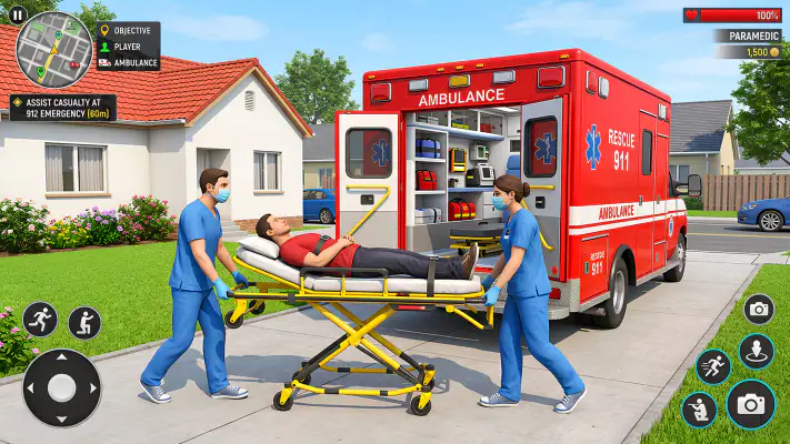 City Ambulance Rescue Sim Game screenshot 1