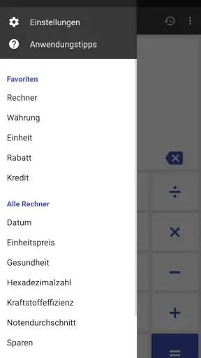 ClevCalc - Taschenrechner screenshot 1