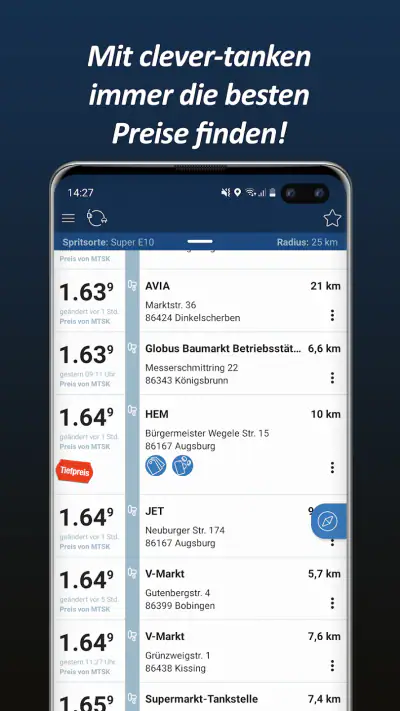 clever-tanken.de screenshot 1