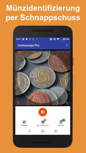 Coinoscope: Münzidentifizierer screenshot 1