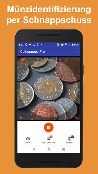Coinoscope: Münzidentifizierer screenshot 1