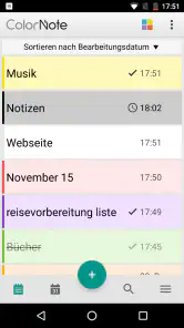 ColorNote Notepad Notizen screenshot