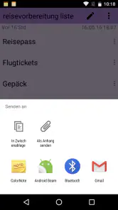 ColorNote Notepad Notizen screenshot