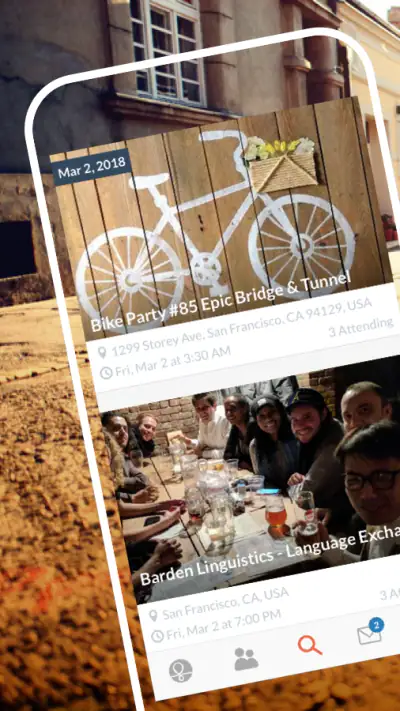 Couchsurfing Reise-App screenshot 1