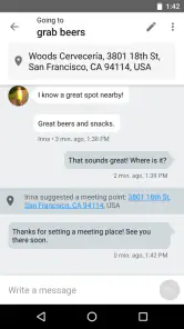 Couchsurfing Reise-App screenshot