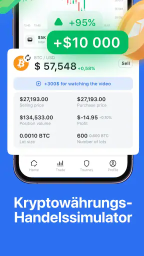 Cryptoguru: Handelssimulator screenshot 1