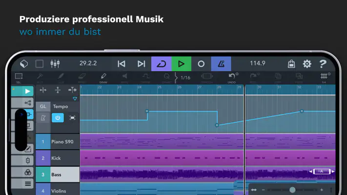 Cubasis 3: DAW & Musik Studio screenshot 1