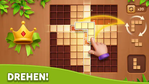 Cube Block - Woody Puzl Spiel screenshot