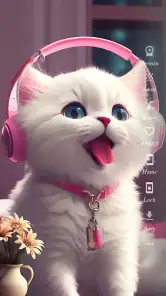 Cute Cat Wallpaper HD screenshot