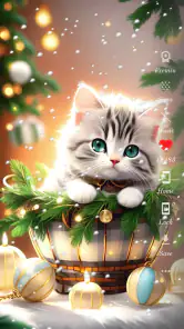Cute Cat Wallpaper HD screenshot