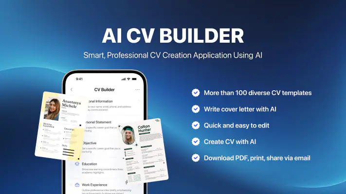 CV Maker and AI CV Builder screenshot 1