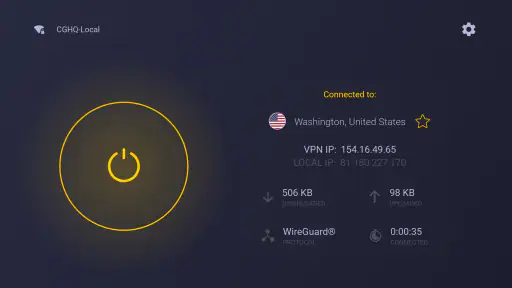 CyberGhost VPN WLAN-Sicherheit screenshot
