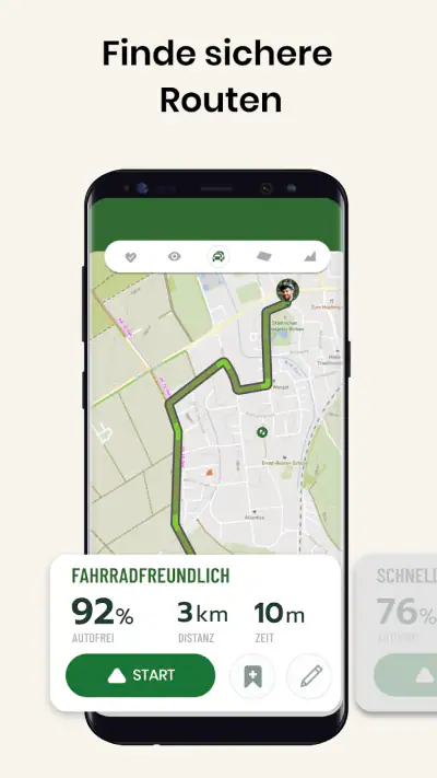Cyclers: Fahrrad Navi & Karte screenshot 1