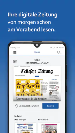 CZ E-Paper screenshot 1