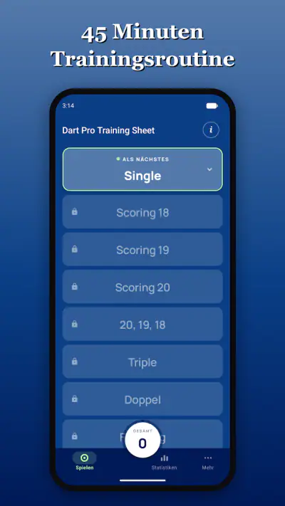 Dart Pro Training Sheet screenshot 1