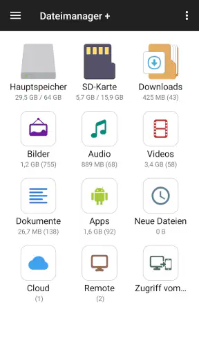 Dateimanager screenshot 1