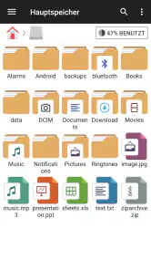 Dateimanager screenshot