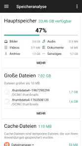 Dateimanager screenshot