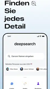 Deepsearch AI Search Assistant screenshot