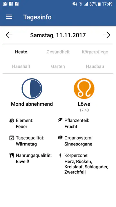 Der Mondkalender screenshot 1