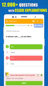Deutsch Grammatik A1 A2 B1 B2 screenshot