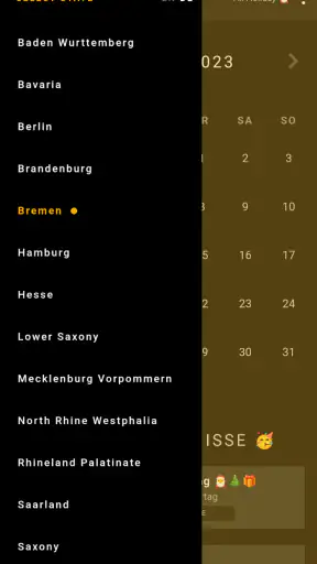 Deutschland Feiertag Kalendar screenshot 1