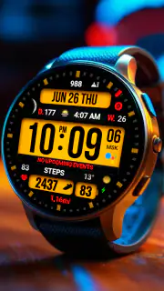 Dgt BigMod Informer Watch face screenshot 8