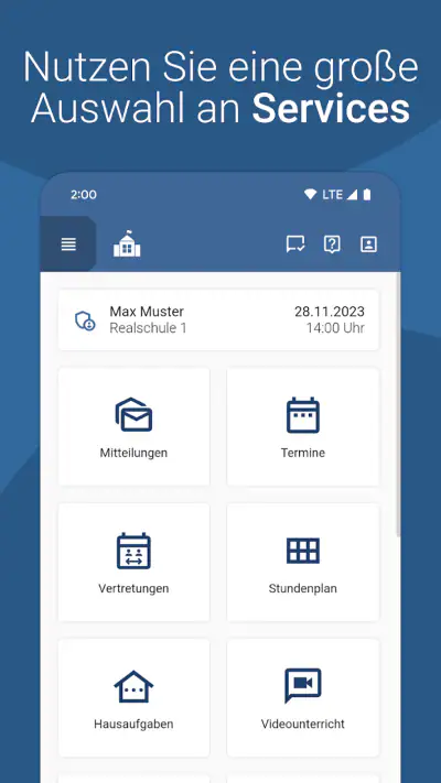DieSchulApp screenshot 1