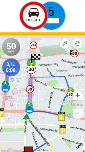Dieselfahrverbote Routenplaner screenshot 1