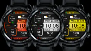 DIGI MONODARK WS74 Watch face screenshot 1